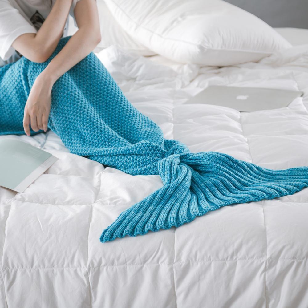 Soft and Warm Mermaid Throw Blanket for All Seasons