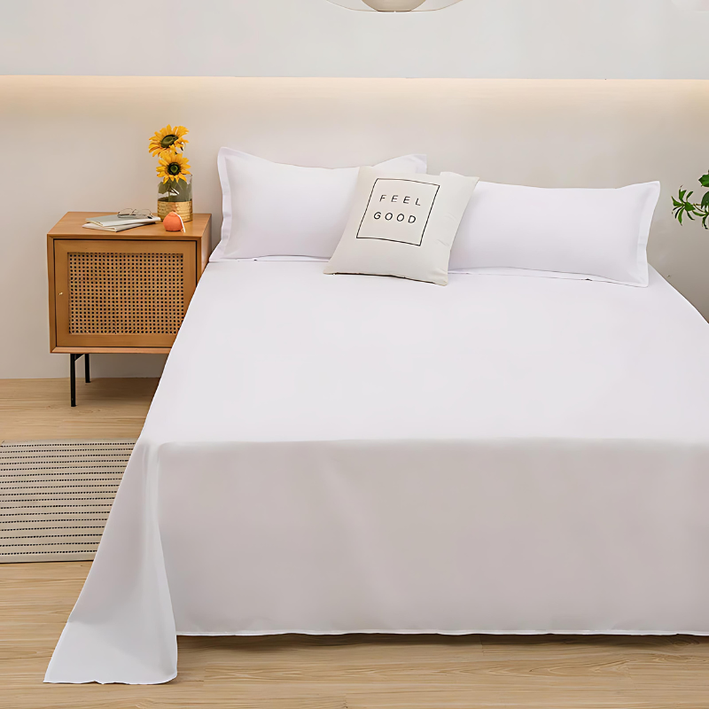 PureLinen Premium Linen Fitted Bed Sheet – Breathable, Durable, Moisture-Wicking Bedding