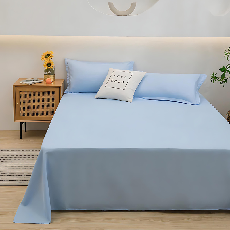 PureLinen Premium Linen Fitted Bed Sheet – Breathable, Durable, Moisture-Wicking Bedding