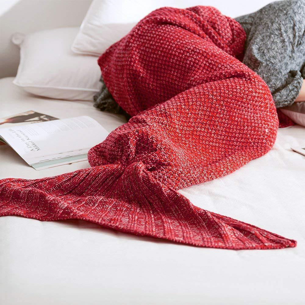 Soft and Warm Mermaid Throw Blanket for All Seasons