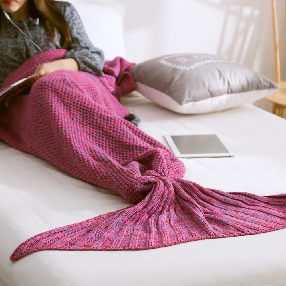 Soft and Warm Mermaid Throw Blanket for All Seasons