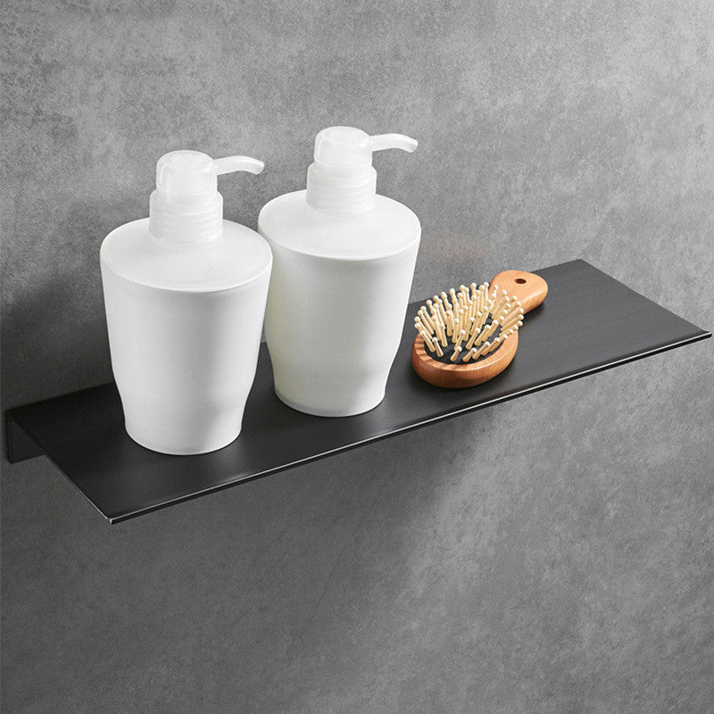Aluminum Bathroom Shelf 50cm Single-Layer Modern Design