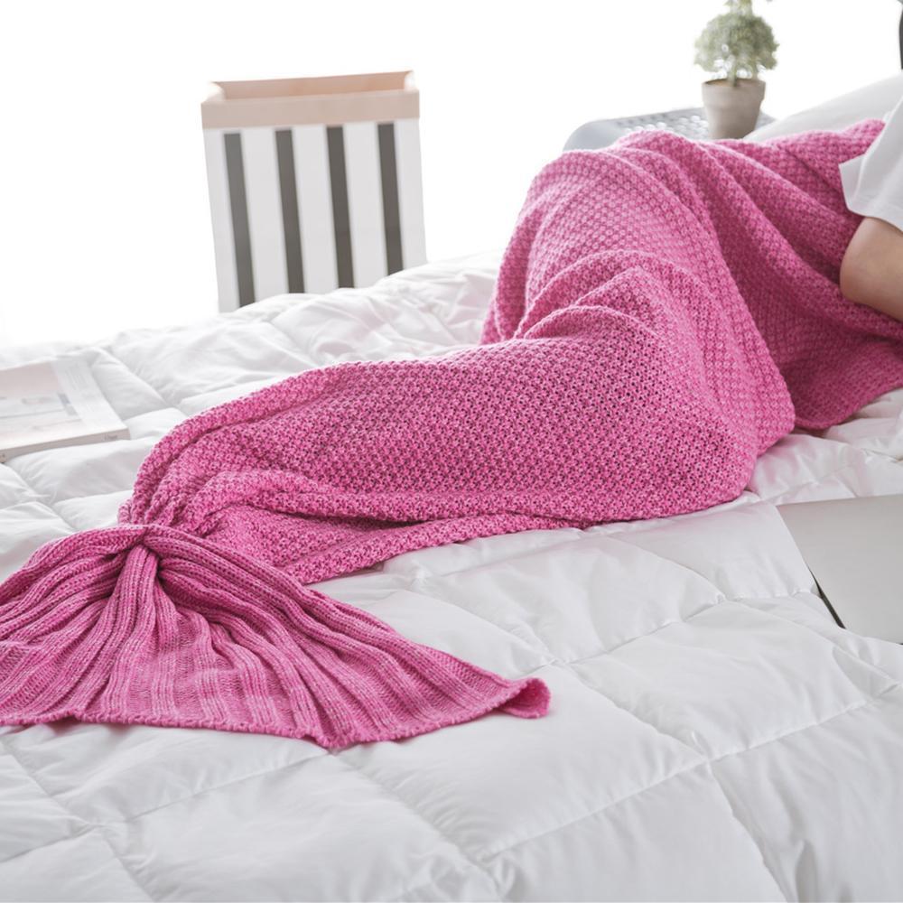 Soft and Warm Mermaid Throw Blanket for All Seasons