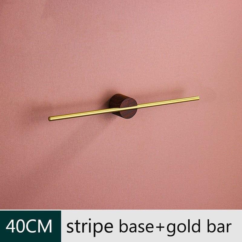 Aleo Wall-Mounted Aluminum Towel Holder Rack for Bathroom and Bedroom