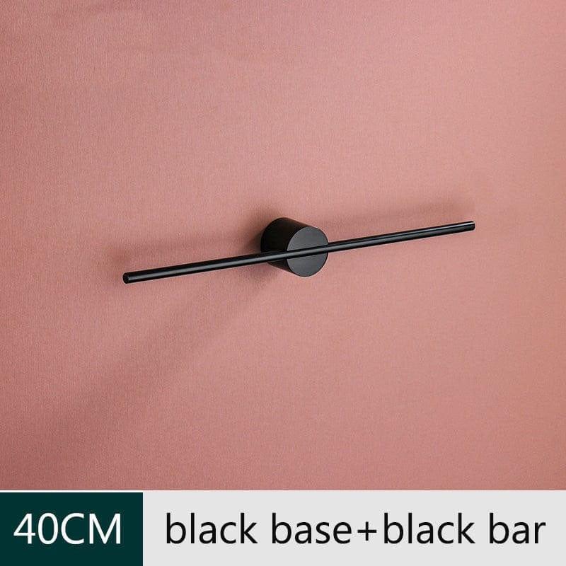 Aleo Wall-Mounted Aluminum Towel Holder Rack for Bathroom and Bedroom