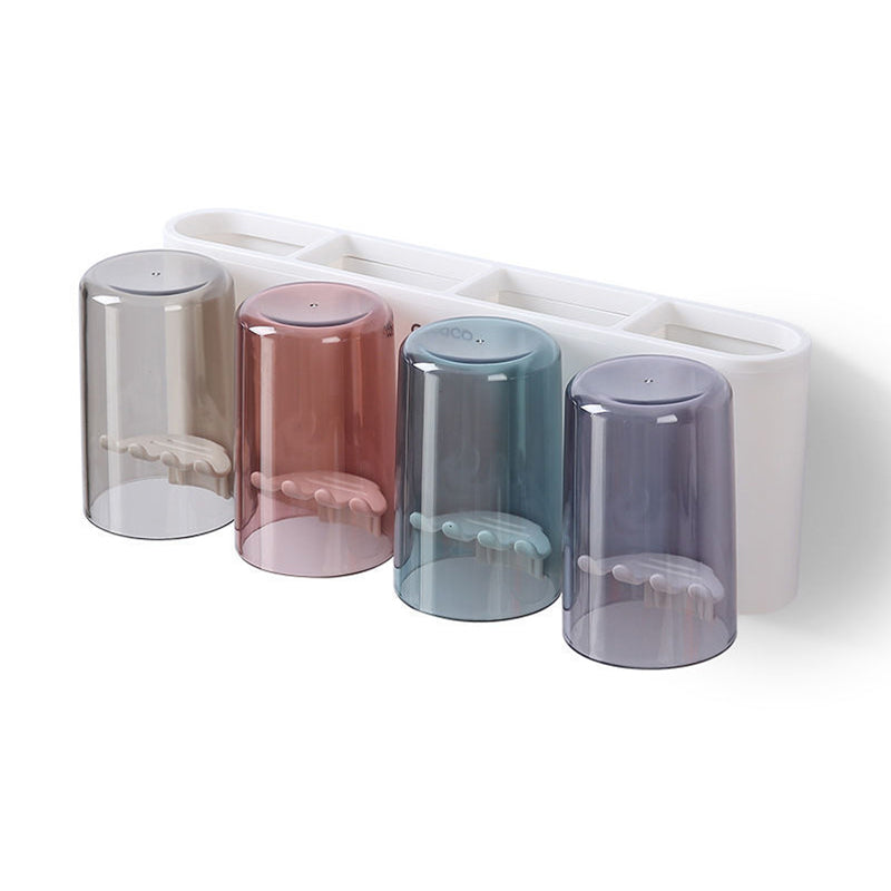 Gap-Free Drill-Free Toothbrush Holder with Suction Mount