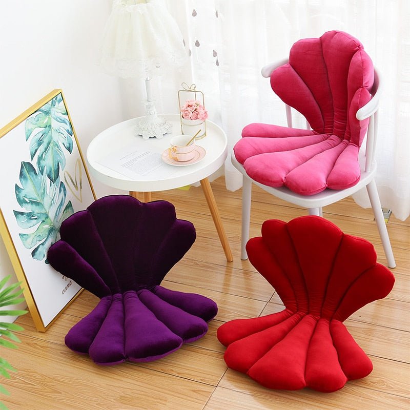 Velvet Shell Chair Cushion – Luxurious Stylish Cushion for Living Room & Bedroom
