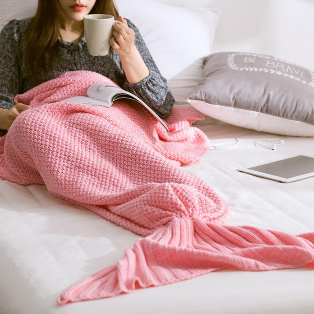 Soft and Warm Mermaid Throw Blanket for All Seasons