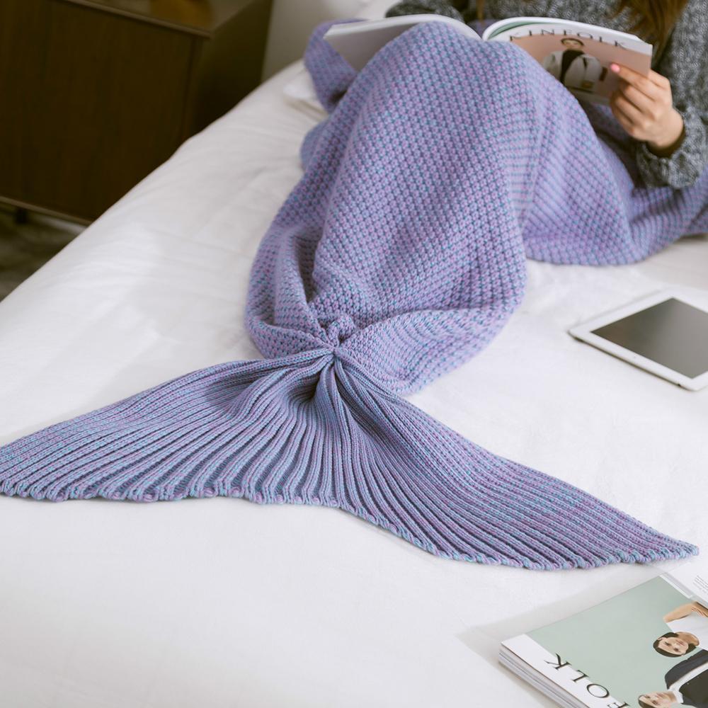 Soft and Warm Mermaid Throw Blanket for All Seasons