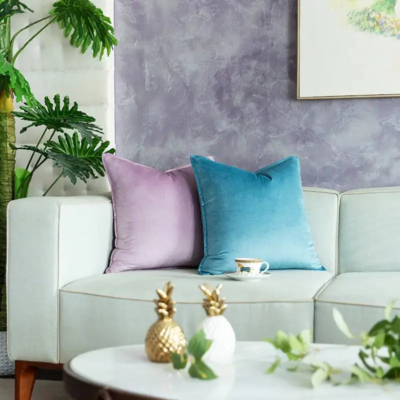 European Luxury Velvet Cushion Cover – Soft Textured Home Decor Pillowcase