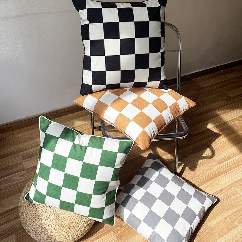 Mattes Checkerboard Pillowcase 18x18 Inches