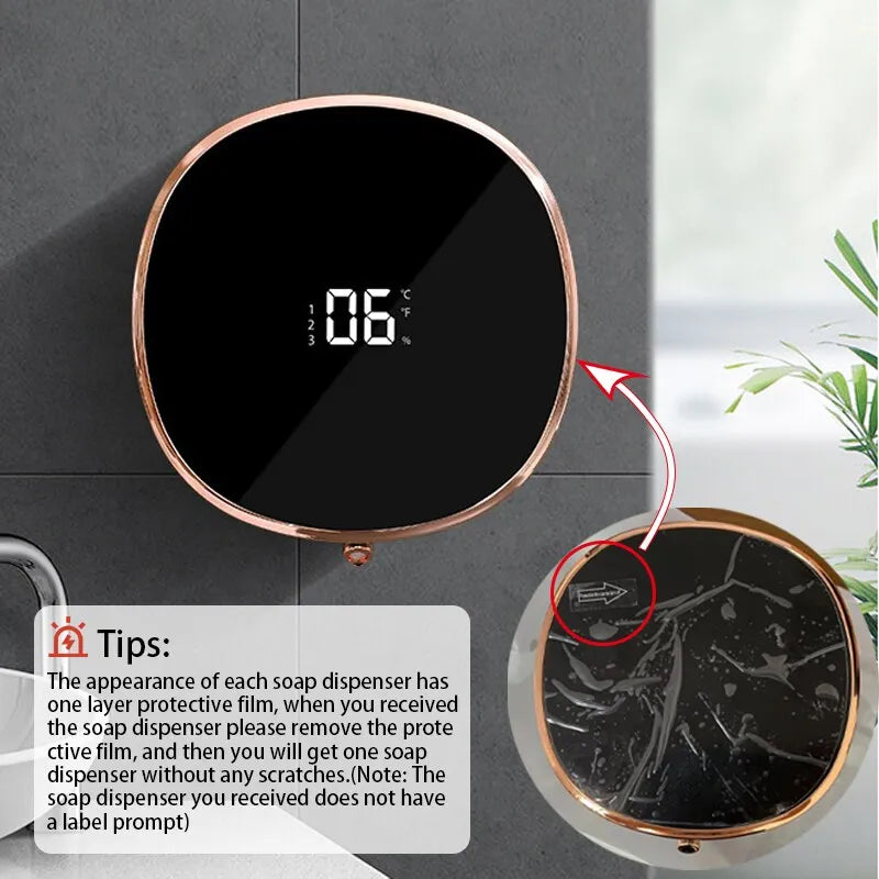 Puresense Automatic Touchless Soap Dispenser – Stylish 280ml Wall-Mounted Liquid Soap Dispenser