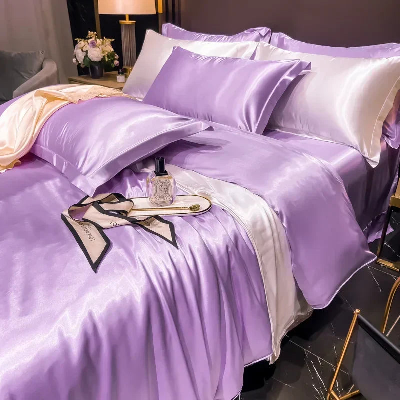Luxurious Silk Bedding Set – Soft, Breathable, Temperature-Regulating Sleep Essentials