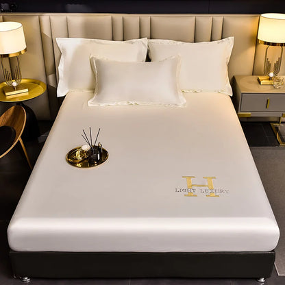 SilkLuxe Solid Color Microfiber Bed Sheet – Soft, Breathable, Perfect Fit