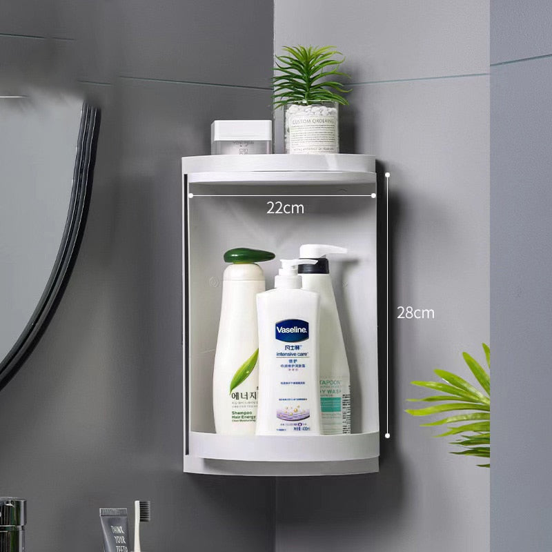 Bathroom Corner Storage Shelf – Space-Saving Stylish Organization Solution