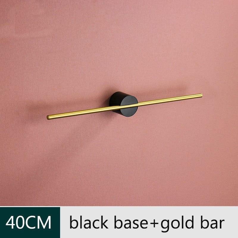 Aleo Wall-Mounted Aluminum Towel Holder Rack for Bathroom and Bedroom