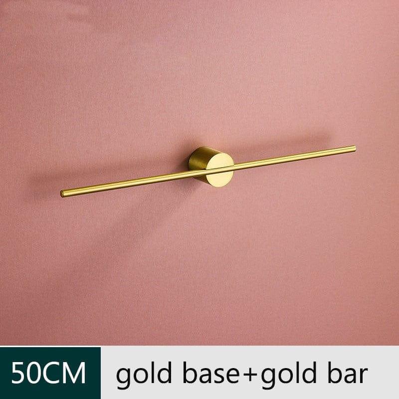 Aleo Wall-Mounted Aluminum Towel Holder Rack for Bathroom and Bedroom