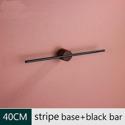 Aleo Wall-Mounted Aluminum Towel Holder Rack for Bathroom and Bedroom