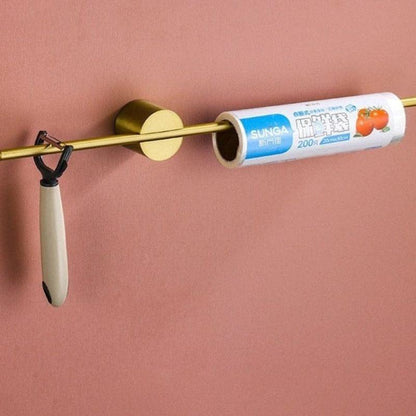 Aleo Wall-Mounted Aluminum Towel Holder Rack for Bathroom and Bedroom