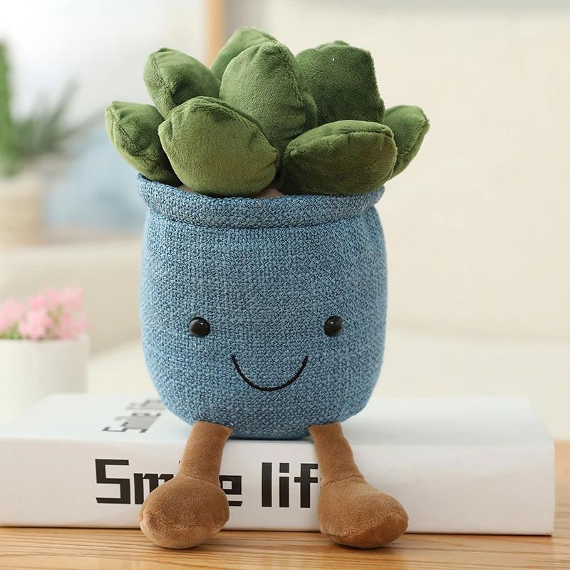 Plush Potted Succulent Toys for Home Decor and Gifts