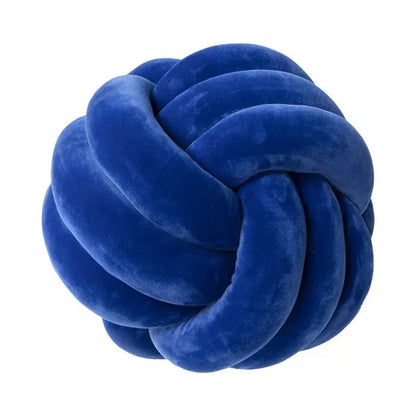 Decorative Knotted Suede-Look Soft Knot Cushion Pillow