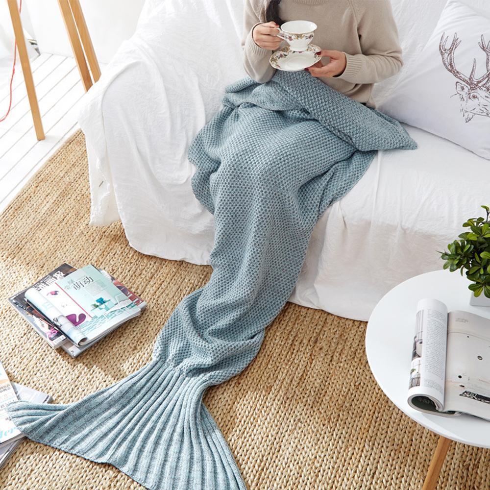 Soft and Warm Mermaid Throw Blanket for All Seasons