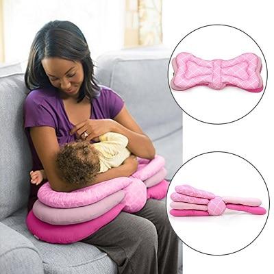 Ausha Adjustable Nursing Pillow with 3 Height Levels for Pain-Free Breastfeeding