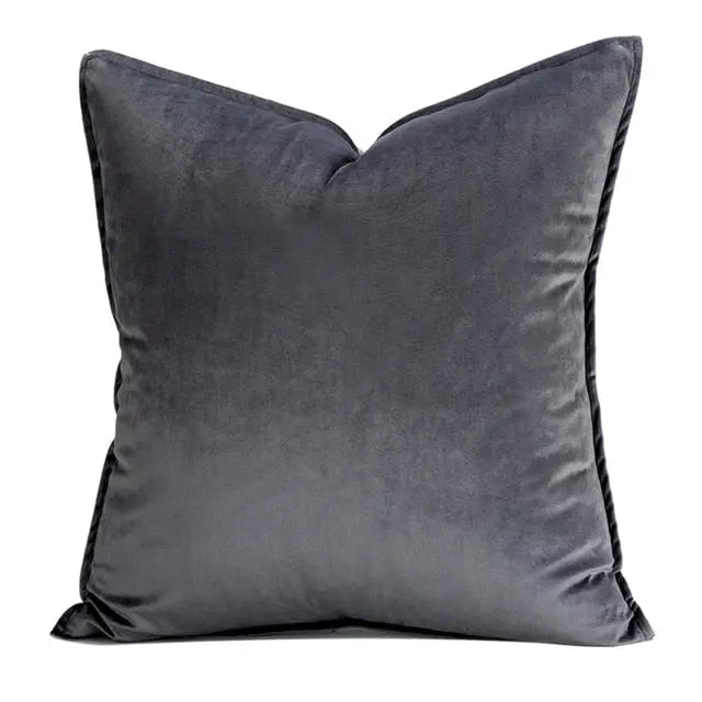 European Luxury Velvet Cushion Cover – Soft Textured Home Decor Pillowcase